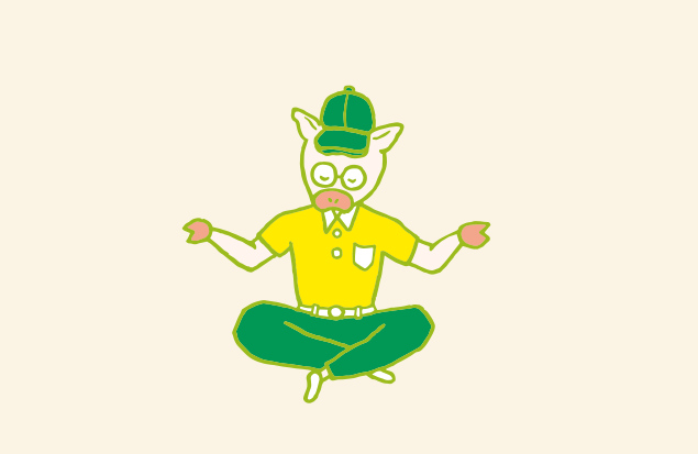 教祖になったトン十郎のイラスト
