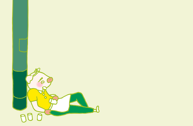 取り残されてしまった、未だ酔いつぶれているおやじさん