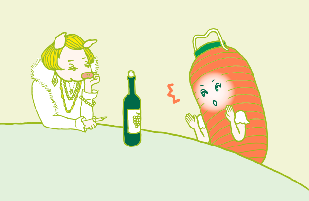 美人オネエの社長から任務を言い渡される、赤ちょうちんちゃんのイラスト