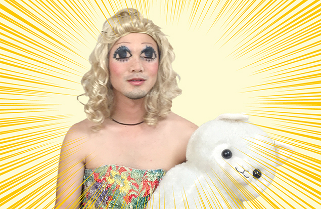 海外セレブ顔の美女になったトン之丞の写真