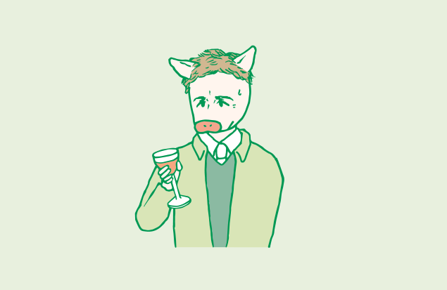 酔っ払ったキースのイラスト