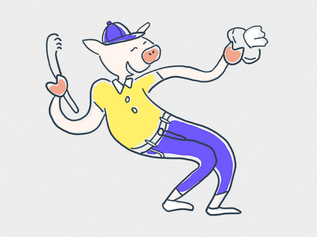 柔軟な対応をするトントンスタッフのイラスト