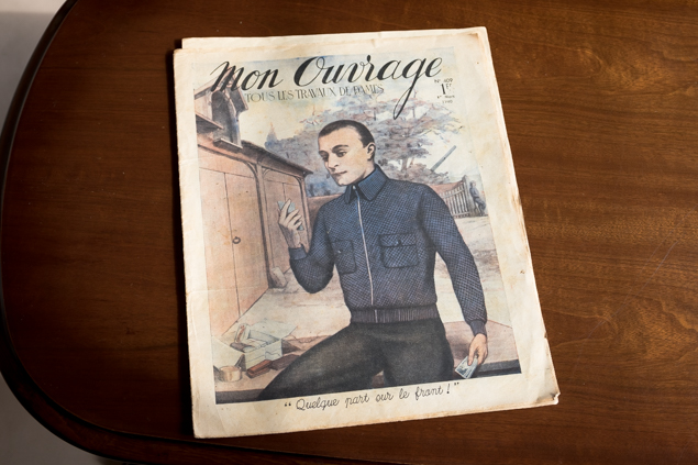 1940年のフランスの雑誌「Mon Ouvrage」の表紙の写真