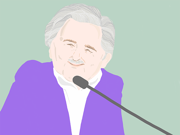 ホセ・ムヒカさんのイラスト