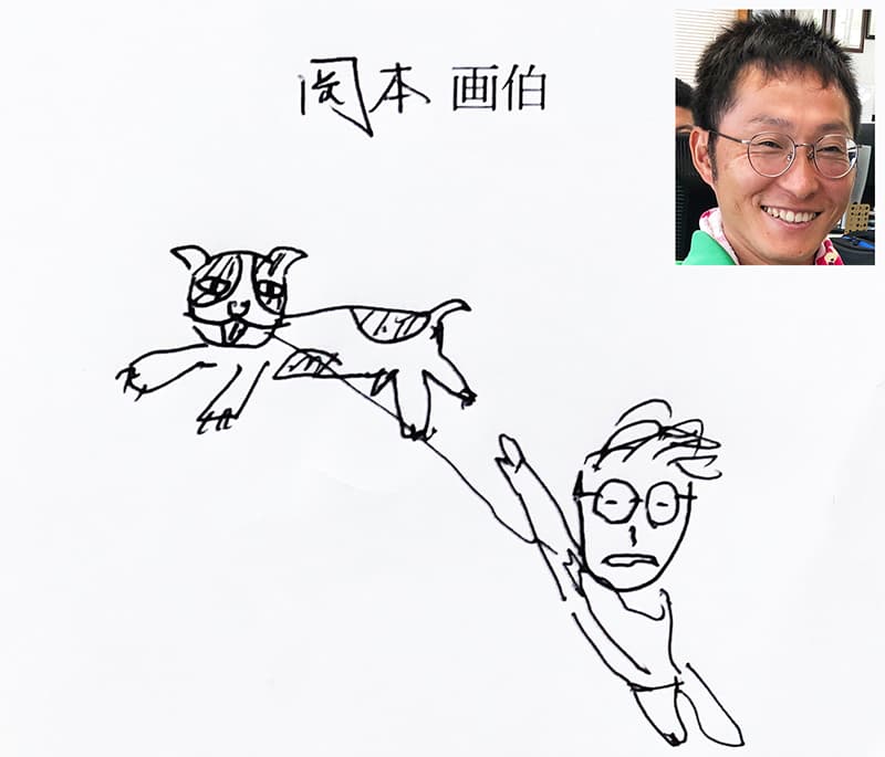 岡本の書いたイラスト