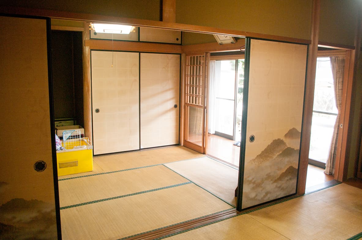 広々とした離れの和室二間の写真