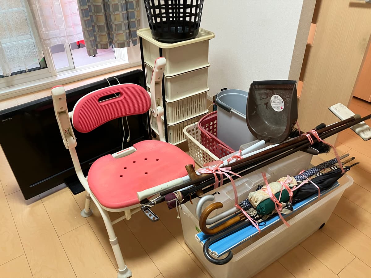 回収予定の不用品画像