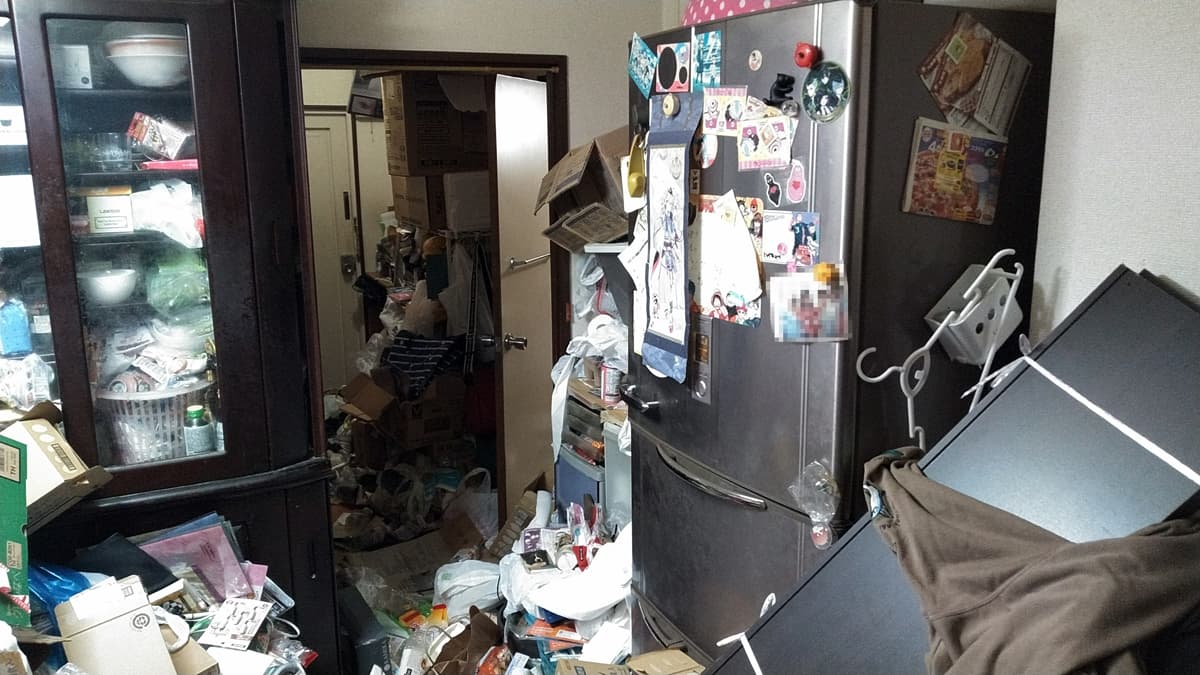 片付け前のお部屋の様子