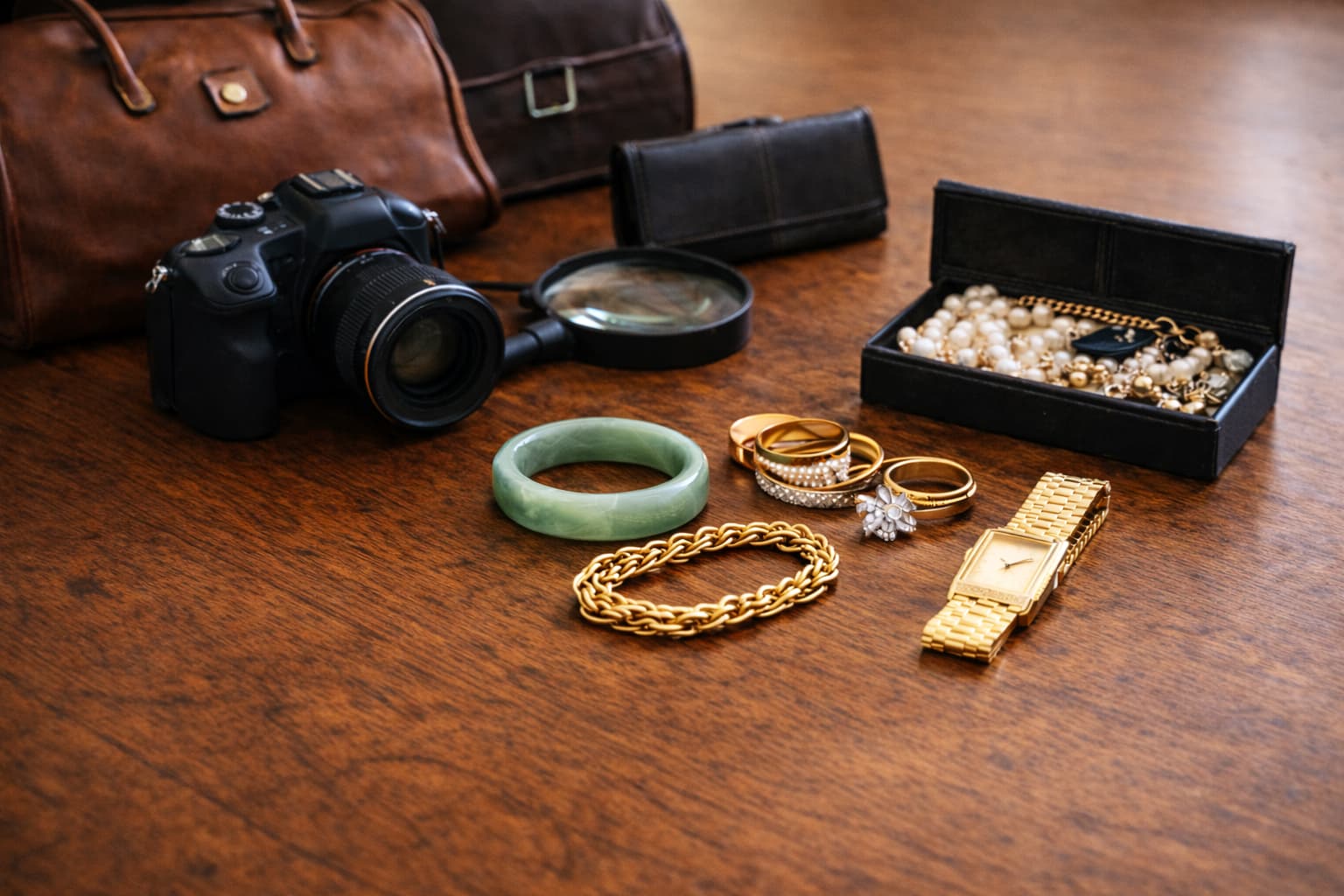 遺品整理で売却できる可能性がある貴金属や時計、カメラなどの貴重品