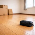 引越し後の空室で見つかったポーチ（豊田市での片付け・不用品回収作業中）