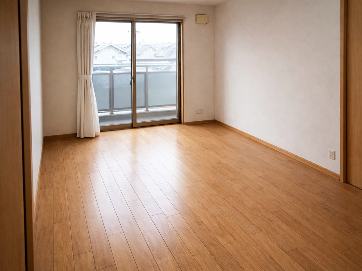 引越し片付け・不用品回収作業後の室内の様子